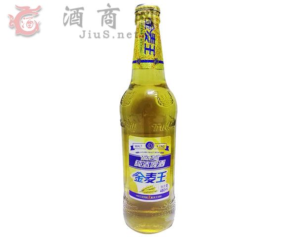 百威雁荡山啤酒金麦王480ml